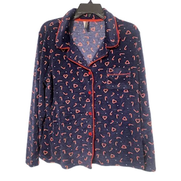 Jaclyn Intimates Pajamas Sz. L Christmas Soft & Cozy 2 Pcs - Picture 1 of 10